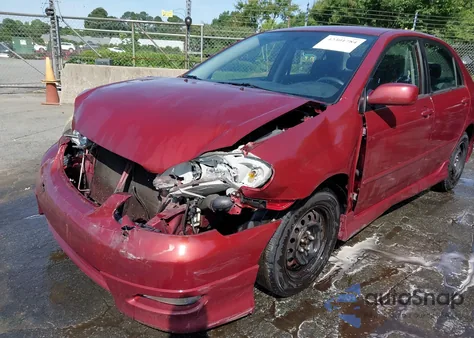 2008 Toyota Corolla S из США, поврежденный, VIN 1NXBR32E68Z012629